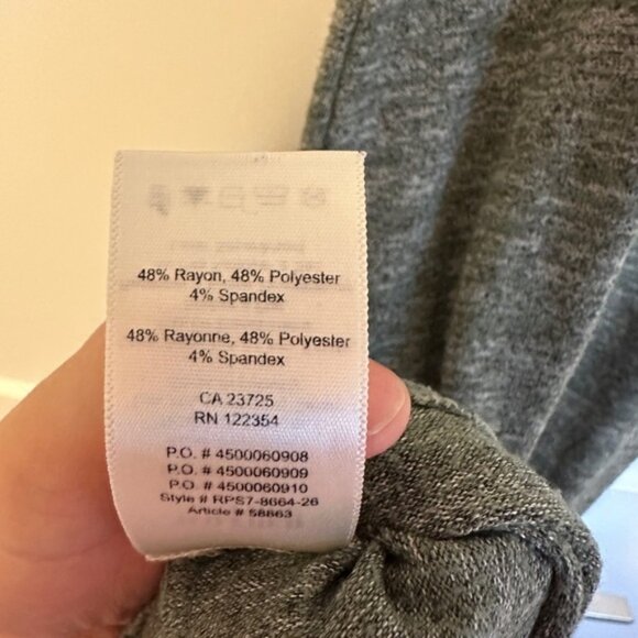 Aritzia Wilfred Free Heathered Green Sheath Midi Dress Size Medium - Picture 8 of 8